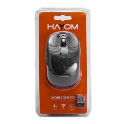 Mouse Sem Fio Hayom Mu2916 - 1000dpi - Bluetooth E Usb - 291016