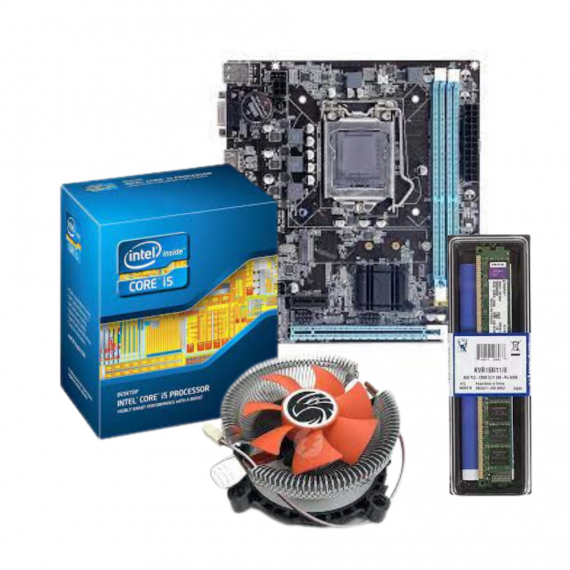 Kit Upgrade Intel I5, 16GB DDR3, Placa Mãe H61/B75, cooler 1155 