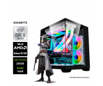 Pc Gamer Intel i5-10th, Placa de Vídeo RX550, 16Gb DDR4, PL GigaByte SSD M2 256Gb